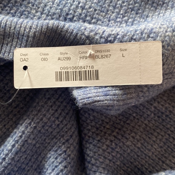 J. CREW Waffle Crewneck Sweater Merino
Wool Blend - L - Picture 7 of 8